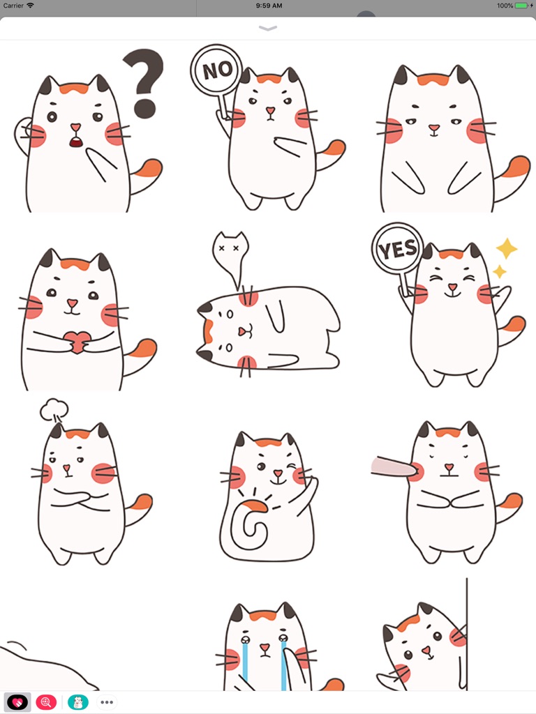 【图】Calico Cat Animated Stickers(截图3)