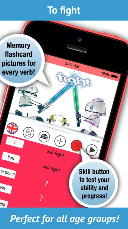 English verbs Pro - LearnBots.