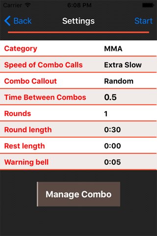 Combat Coach screenshot 2