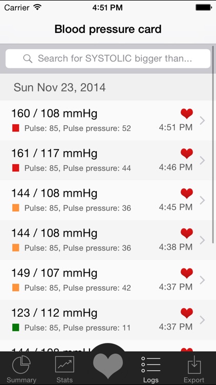 Blood Pressure & Pulse Diary