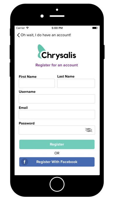 The Chrysalis App screenshot 2