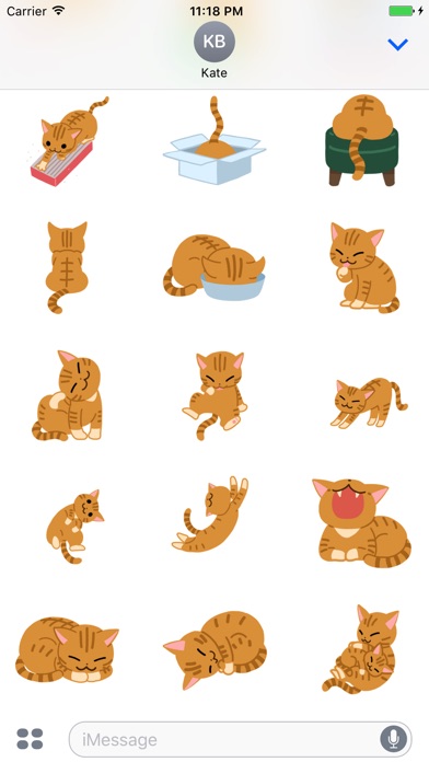 Animated Kitty Cat Stickers screenshot 3
