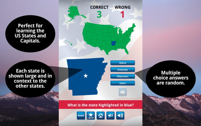 US States and Capitals Quiz(圖1)-速報App