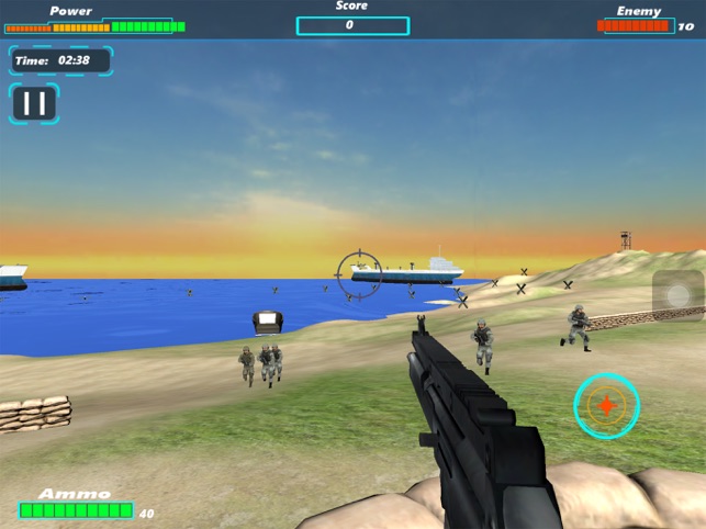 Beach Army War, game for IOS