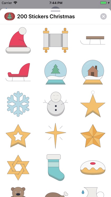 200+ Christmas Stickers screenshot-3
