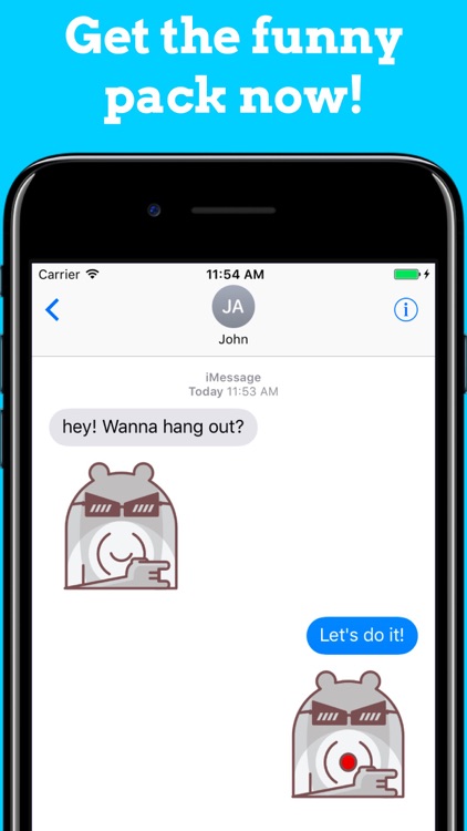 Trendy Teddy Bear Stickers
