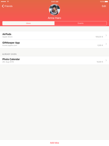 GiftKeeper - Gift Idea Manager screenshot 3