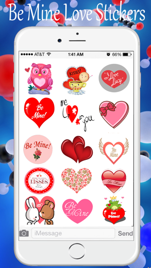 Be Mine Love Stickers Pack(圖4)-速報App