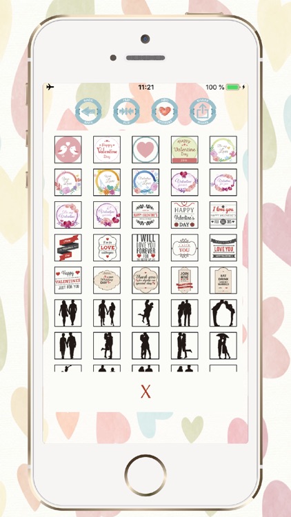 Sweet love stickers to photos screenshot-5