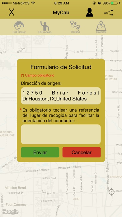 MyCab screenshot 3