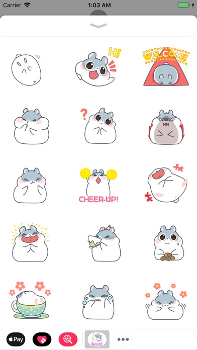 Hamstery Animated Stickers screenshot 2