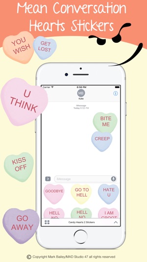 Candy Hearts 2 Stickers(圖1)-速報App