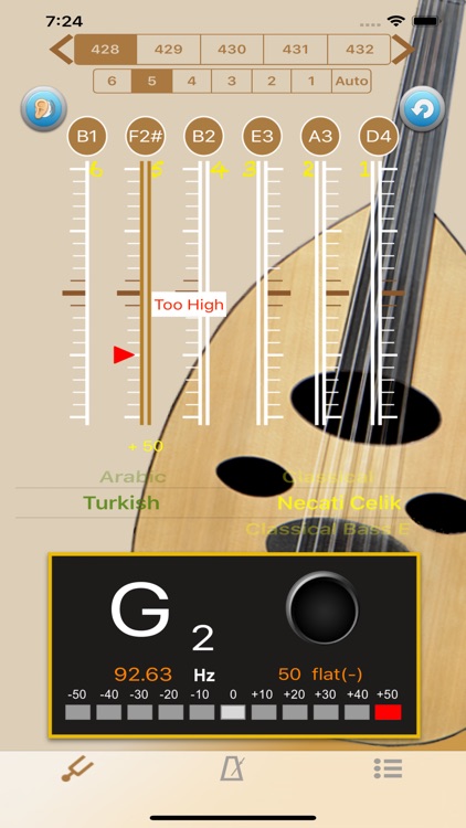 Oud Tuner - Tuner for Oud