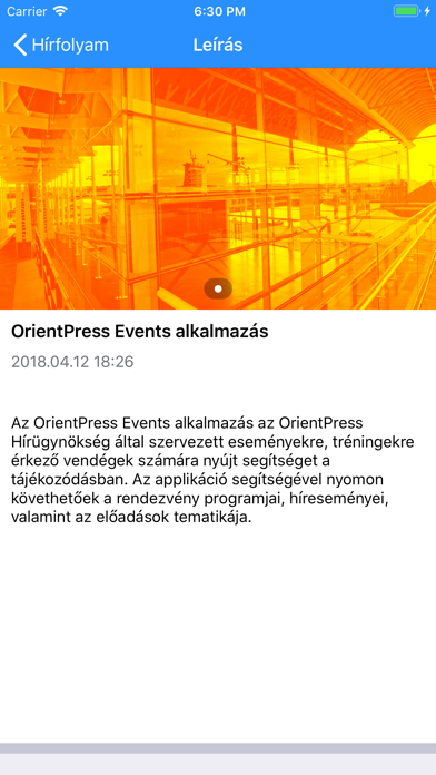 OrientPress Events screenshot 3