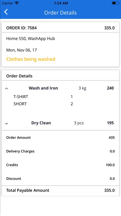 WashApp - Laundry Service