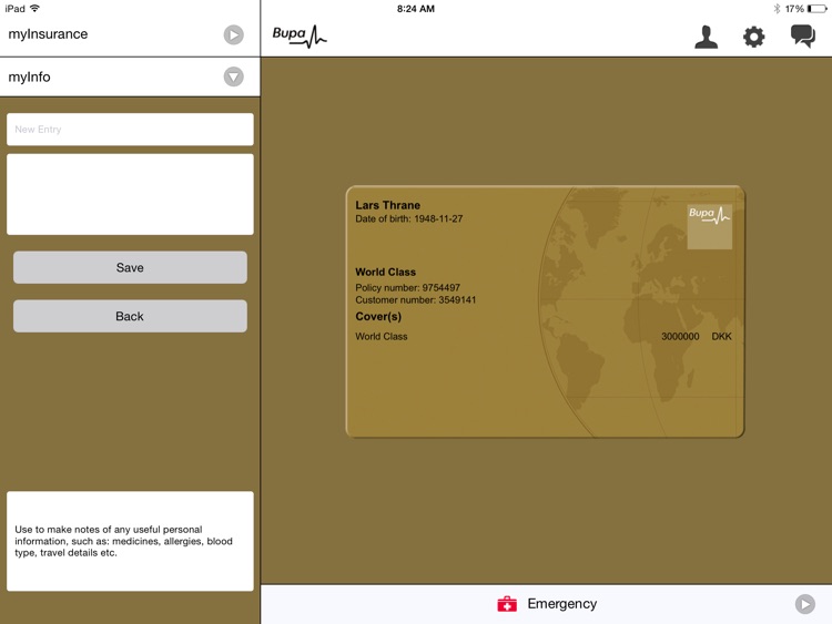 Bupa Global Travel myCard HD screenshot-4