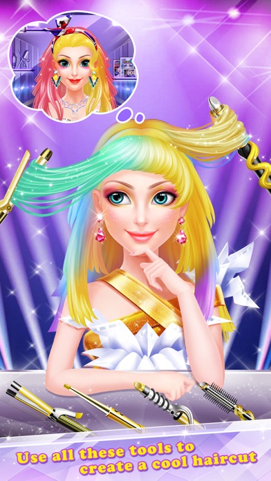 Superstar Hair Salon - Girls Makeup, Dressup Games screenshot 2