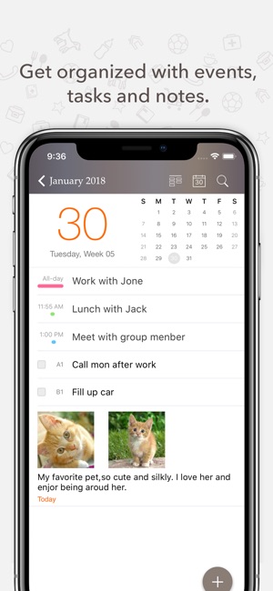 work day organizer