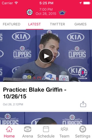 LA Clippers screenshot 2