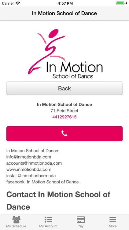 In Motion School of Dance