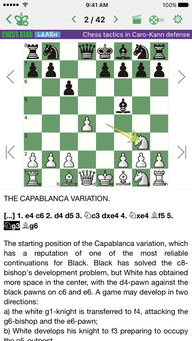 How to cancel & delete Chess Tactics. Caro-Kann Def. from iphone & ipad 2