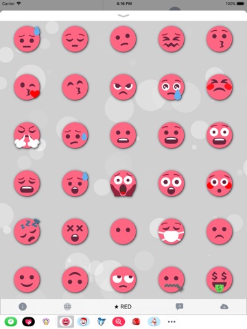 RED Emoji • Stickers screenshot 3