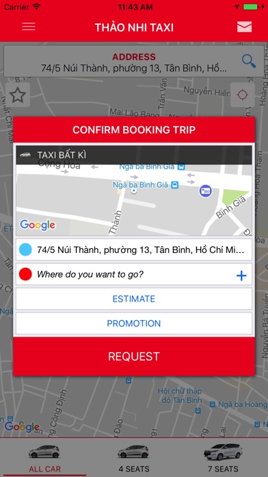 Taxi Thảo Nhi screenshot 2