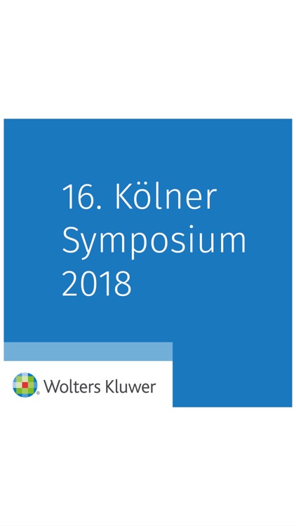 16. Kölner Symposium 2018