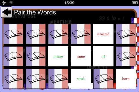 French Vocab Game - learn vocabulary the fun way! screenshot 2
