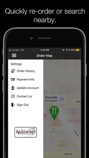 Kickbacks - Mobile Ordering