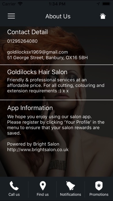 Goldilocks Salon screenshot 2