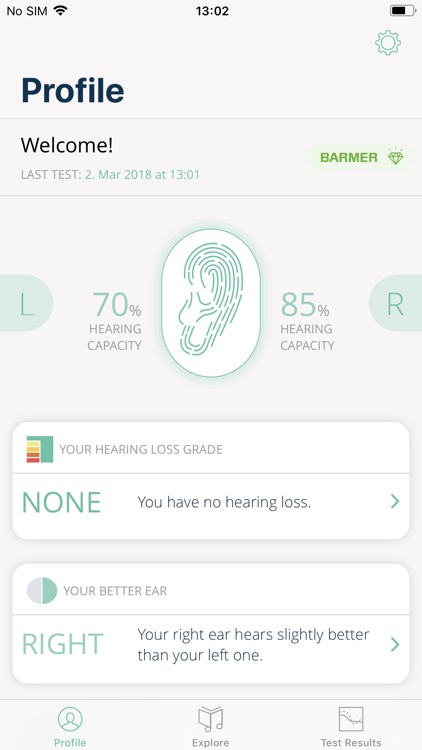Mimi Hearing Test