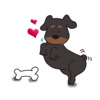 Rottweiler Dog - Rottiemoji Sticker