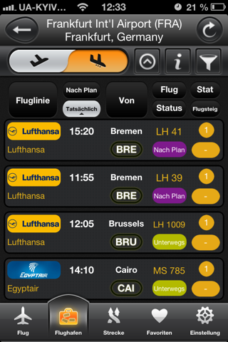Airline Flight Status Tracking screenshot 2