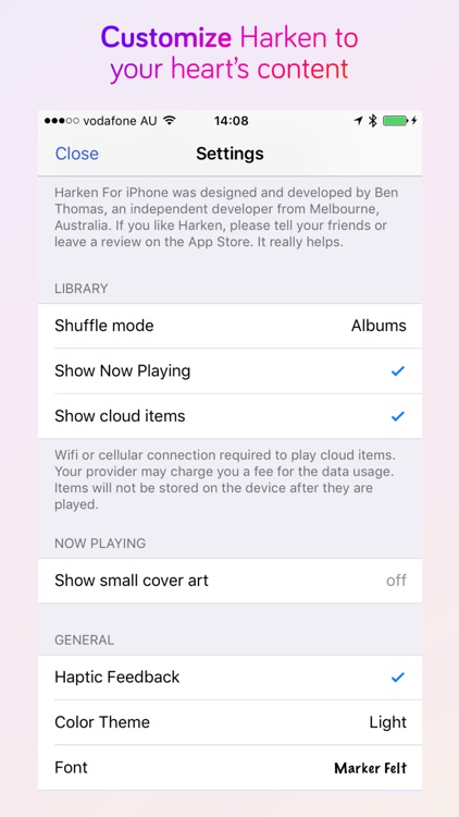 Harken Music and Podcast Player for iPhone screenshot-4