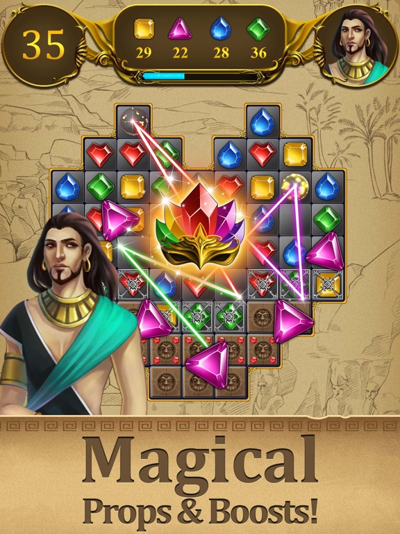 Jewel Swap -Magic Match 3 game на iPad