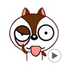 Huk Huk - Baby Fox Emoji GIF