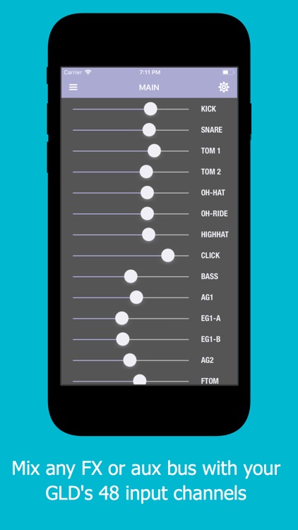 gldMix: Personal Monitor Mixer