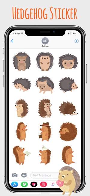 Spiky Hedgehog Stickers(圖1)-速報App