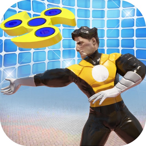 Fidget Spinner Superhero Street Battle icon