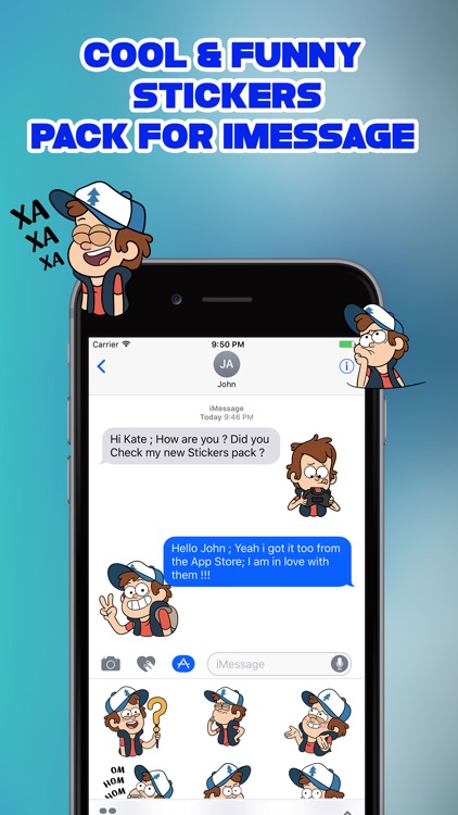 Funny Boy Stickers