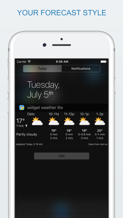 widget weather lite screenshot1