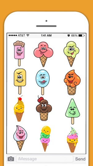 Ice Cream Emoji and Popsicle Emoji Stickers(圖5)-速報App