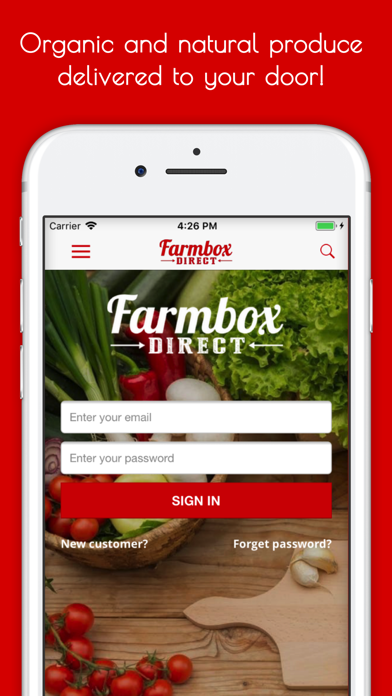 How to cancel & delete Farmbox Direct from iphone & ipad 1