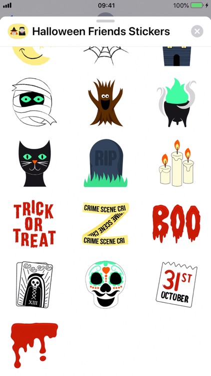 Halloween Friends Stickers