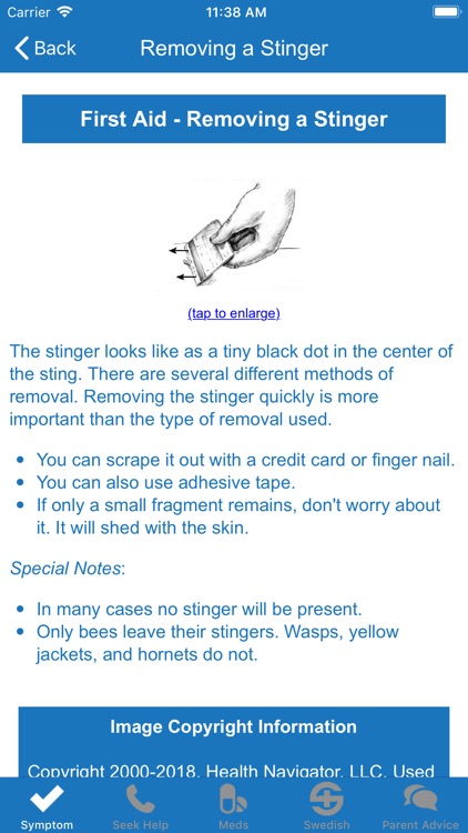 Swedish Kids Symptom Checker