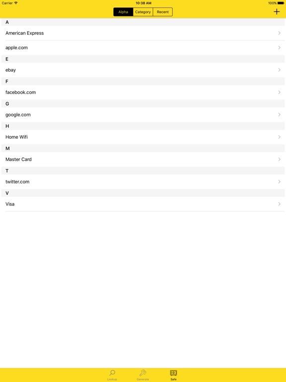 Passwort - Unique passwords iPad Passwort - Unique passwords iPad