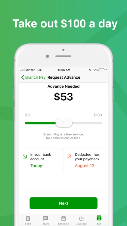 Branch: Schedule & Get Paid screenshot-0