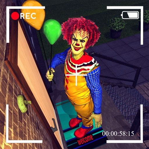 Scary Clown Gangster Attack Icon