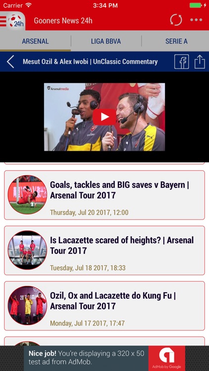 24h News for Arsenal